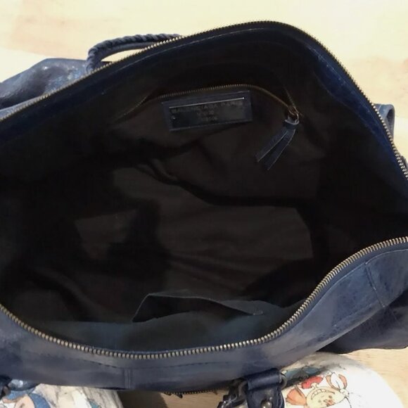 Balenciaga Leather Motocross Classic Weekender - Picture 6 of 10